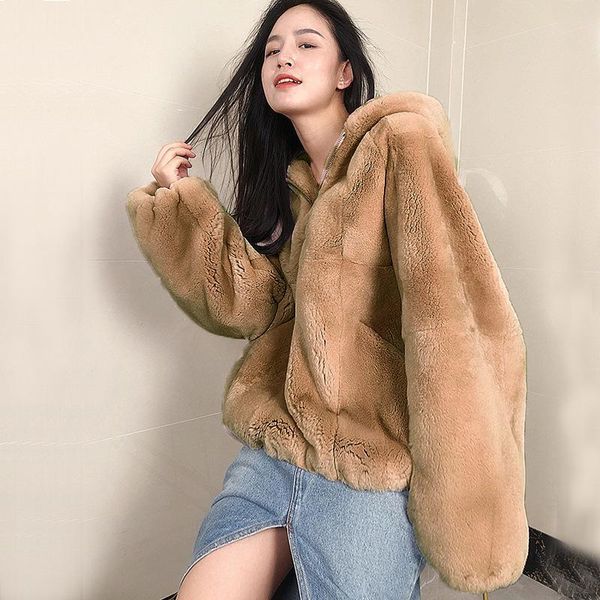 women's fur & faux coat women autumn and winter loose cocoon-shaped thick clothes zipper hooded puff sleeves teddy, Black
women's fur & faux coat women autumn and winter loose cocoon-shaped thick clothes zipper hooded puff sleeves teddy, Black