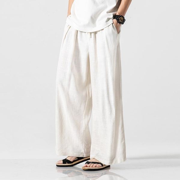 Plain Color Japan Streetwear Men Plus Size 5XL 4XL Wide Leg Linen Pants Light Weight Summer Casual Hemp Trousers Male XXXXXL, Black wide leg pants
Plain Color Japan Streetwear Men Plus Size 5XL 4XL Wide Leg Linen Pants Light Weight Summer Casual Hemp Trousers Male XXXXXL, Black wide leg pants