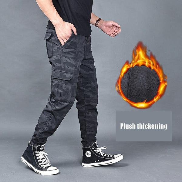 men's pants autumn and winter -thick style camouflage multi pocket overalls fashion brand casual loose plus fat oversized, Black
men's pants autumn and winter -thick style camouflage multi pocket overalls fashion brand casual loose plus fat oversized, Black