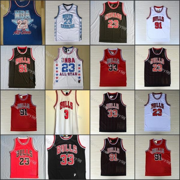 chicago bulls men 33 pippen dennis 91 rodman bull 23 michael jor dan red jerseys, Black
chicago bulls men 33 pippen dennis 91 rodman bull 23 michael jor dan red jerseys, Black