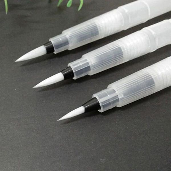 white reusable soft nylon hair watercolor paint water absorbent brush calligraphy beginners pen gel pens
white reusable soft nylon hair watercolor paint water absorbent brush calligraphy beginners pen gel pens