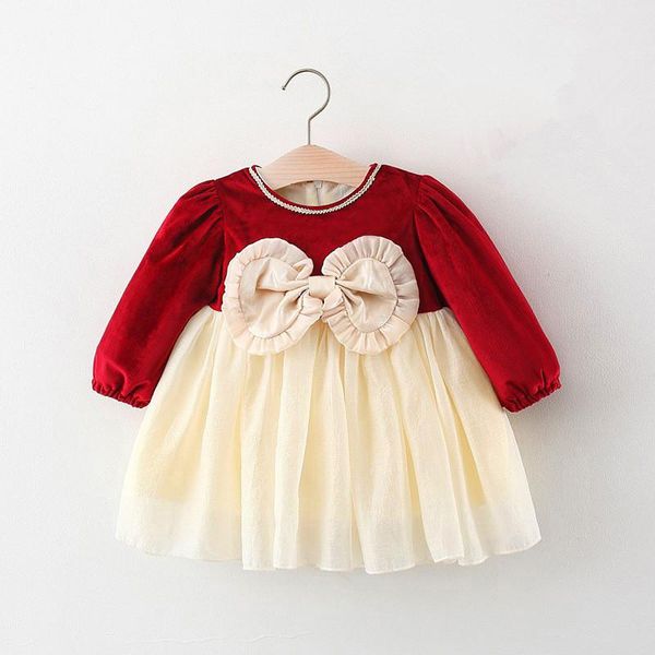 girl's dresses winter baby girls dress cotton toddler warm bow princess velvet for 1 year birthday clothing kids clothes, Red;yellow
girl's dresses winter baby girls dress cotton toddler warm bow princess velvet for 1 year birthday clothing kids clothes, Red;yellow