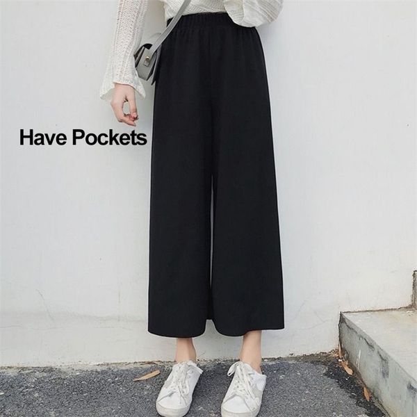 pants women spring autumn arrival wide leg trouser soft elegant oversize ulzzang leisure all-match work lady fashion loose 211007, Black;white
pants women spring autumn arrival wide leg trouser soft elegant oversize ulzzang leisure all-match work lady fashion loose 211007, Black;white