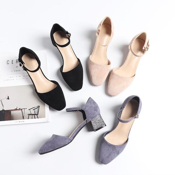 dress shoes women sandals female woman summer flock hollow 4.5cm thick heel comfortable ladies slip-on sandalias, Black
dress shoes women sandals female woman summer flock hollow 4.5cm thick heel comfortable ladies slip-on sandalias, Black