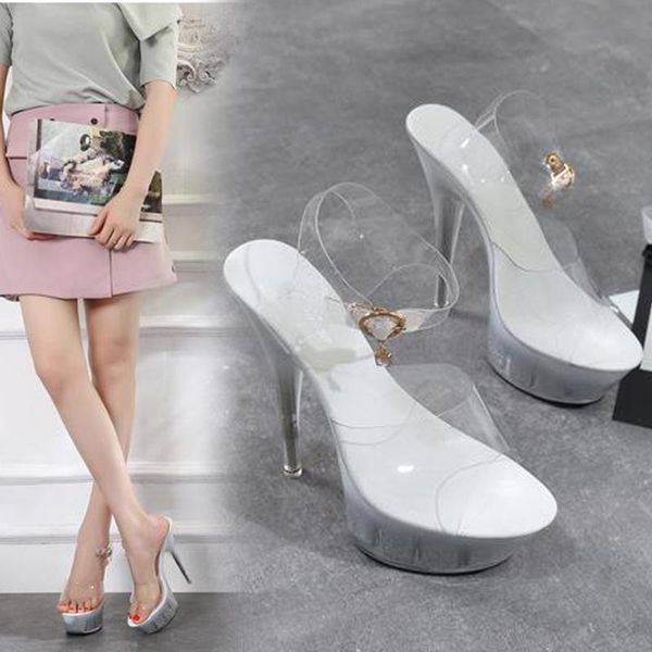 sandals women fashion transparent model catwalk high heels 14cm women's wedding waterproof 2021, Black
sandals women fashion transparent model catwalk high heels 14cm women's wedding waterproof 2021, Black