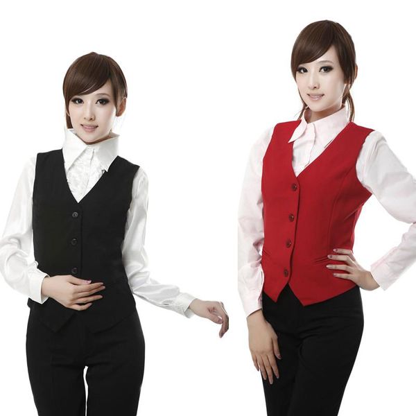 women's vests plus size red black vest work wear slim short veste femme 2021 spring waistcoat office lady sleeveless jacket, Black;white
women's vests plus size red black vest work wear slim short veste femme 2021 spring waistcoat office lady sleeveless jacket, Black;white