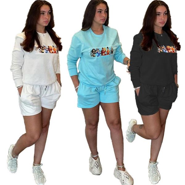 women's tracksuits simple pure color o neck long sleeve letter prrint bro and short casual lady fashion, Gray
women's tracksuits simple pure color o neck long sleeve letter prrint bro and short casual lady fashion, Gray