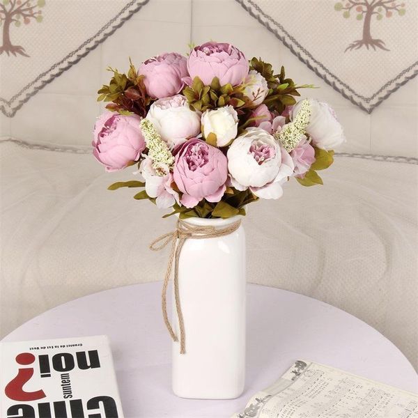 decorative flowers & wreaths core-covered peony high-end artificial flower suit wedding decoration silk cloth 13 head home plant
decorative flowers & wreaths core-covered peony high-end artificial flower suit wedding decoration silk cloth 13 head home plant
