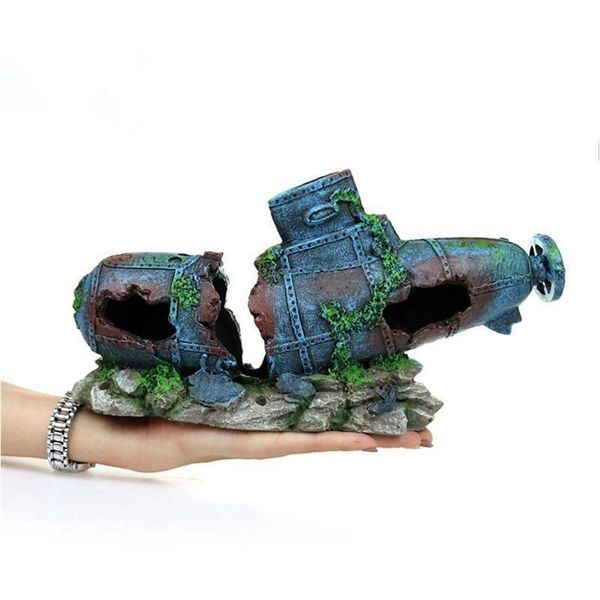 decorations 30cm big submarine aquarium decoration landscape underwater ruin wreck fish tank ornament creative resin a9152
decorations 30cm big submarine aquarium decoration landscape underwater ruin wreck fish tank ornament creative resin a9152