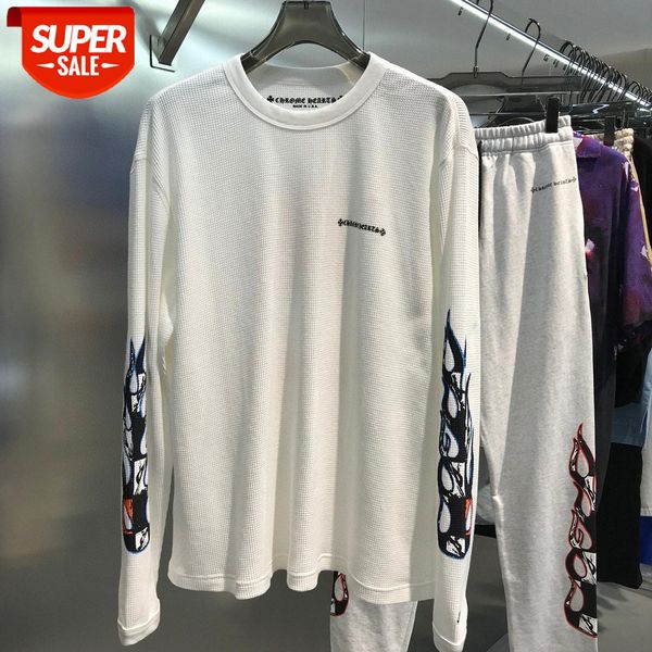 tier ch crowe graffiti flame letter printing waffle knit men and women loose casual suit #lq6o, White;black
tier ch crowe graffiti flame letter printing waffle knit men and women loose casual suit #lq6o, White;black