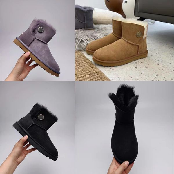 brand new australian classic warm boots snap-button sheepskin wool one thickened mini snow boots 1127352, Black
brand new australian classic warm boots snap-button sheepskin wool one thickened mini snow boots 1127352, Black