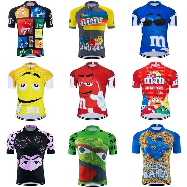 cartoon funny cycling jersey ciclismo men short sleeve clothing outdoor bike wear, White;black
cartoon funny cycling jersey ciclismo men short sleeve clothing outdoor bike wear, White;black