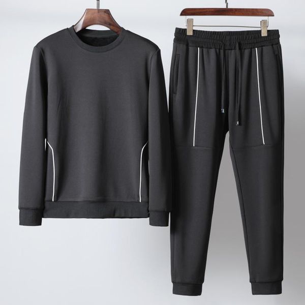 men's tracksuits classic mens sets (sweatshirt+pants) luxury add velvet solid color hooded sweatshirts men autumn winter elastic waist, Gray
men's tracksuits classic mens sets (sweatshirt+pants) luxury add velvet solid color hooded sweatshirts men autumn winter elastic waist, Gray