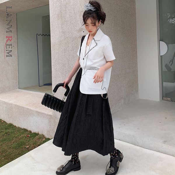 summer bubble wrinkled black strap long skirt elastic high waist temperament loose fit fashion tide 2h187 210507, White
summer bubble wrinkled black strap long skirt elastic high waist temperament loose fit fashion tide 2h187 210507, White