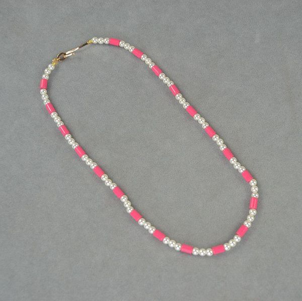 bohemian style gold plated dark red enamel bucket beads with elegant rice bead necklace chokers, Golden;silver
bohemian style gold plated dark red enamel bucket beads with elegant rice bead necklace chokers, Golden;silver