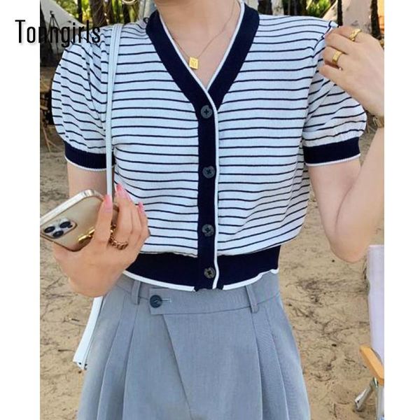 women's t-shirt tonngirls vintage t shirt short sleeve casual women knitted striped tee femme streetwear korean style, White
women's t-shirt tonngirls vintage t shirt short sleeve casual women knitted striped tee femme streetwear korean style, White