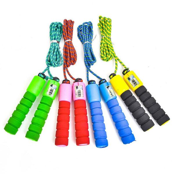 jump ropes professional sponge rope with electronic counter sports fitness adjustable fast speed counting skip skipping wire
jump ropes professional sponge rope with electronic counter sports fitness adjustable fast speed counting skip skipping wire