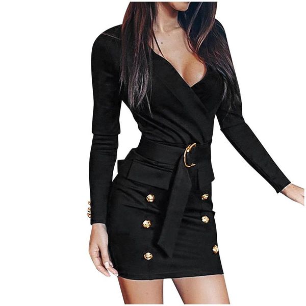 casual dresses vintage women's button long sleeve bodycon office business work dress club party fashion pencil c0, Black;gray
casual dresses vintage women's button long sleeve bodycon office business work dress club party fashion pencil c0, Black;gray