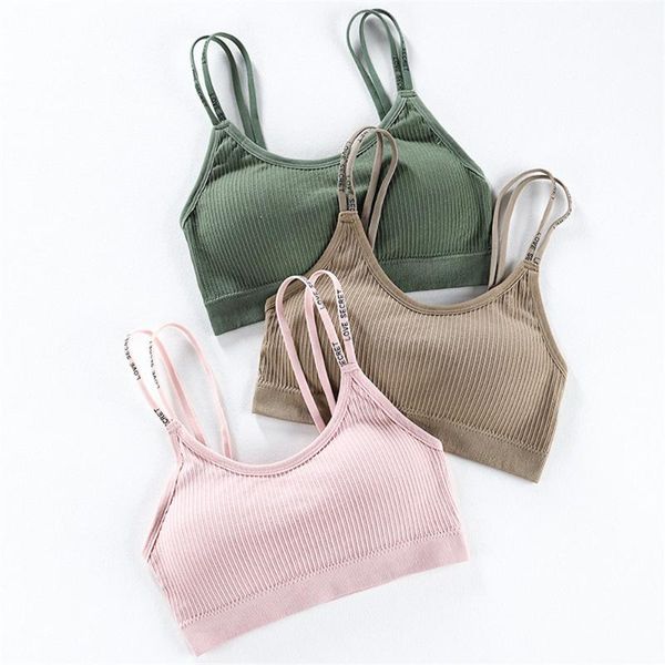 camisoles & tanks sports bra women solid wireless padded thin shoulder strap comfortable simplicity backless top, Black;white
camisoles & tanks sports bra women solid wireless padded thin shoulder strap comfortable simplicity backless top, Black;white