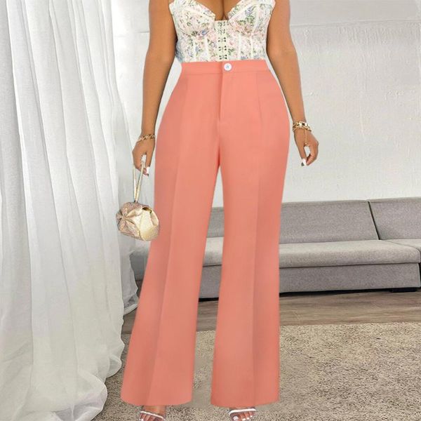 women's pants & capris women high waist pink elegant wide leg trousers with elastic band female african fashion casual office business, Black;white
women's pants & capris women high waist pink elegant wide leg trousers with elastic band female african fashion casual office business, Black;white