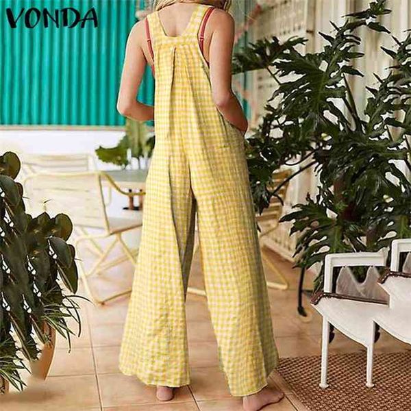 summer party jumpsuit plaid overalls women rompers with pockets vonda 2021 ladies wide leg pants long trousers playsuits s-5xl, Black;white
summer party jumpsuit plaid overalls women rompers with pockets vonda 2021 ladies wide leg pants long trousers playsuits s-5xl, Black;white