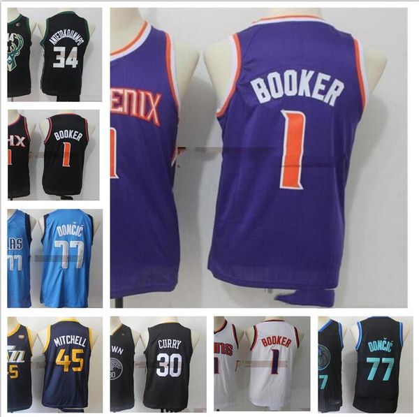 men basketball 1 devin 30 stephen booker curry jerseys boys 34 giannis 77 luka antetokounmpo doncic 45 donovan jersey shirt, Black;yellow
men basketball 1 devin 30 stephen booker curry jerseys boys 34 giannis 77 luka antetokounmpo doncic 45 donovan jersey shirt, Black;yellow