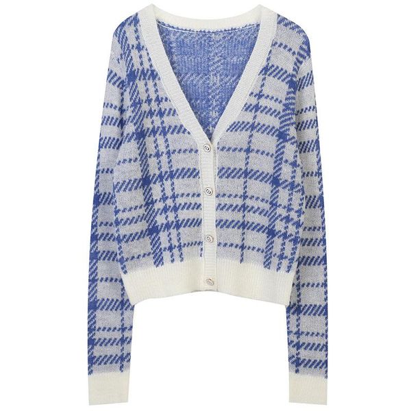 women's knits & tees women stripe grid knitted cardigan female long sleeve v neck loose sweater coat jacket office lady casual trendy s, White
women's knits & tees women stripe grid knitted cardigan female long sleeve v neck loose sweater coat jacket office lady casual trendy s, White