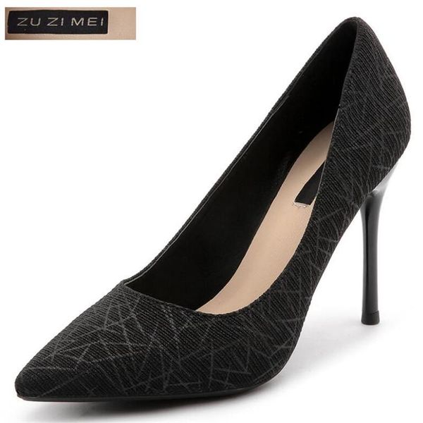 woman basic high heels wedding shoes flock shallow pointed toe classic thin 9cm branch pattern women pumps dress, Black
woman basic high heels wedding shoes flock shallow pointed toe classic thin 9cm branch pattern women pumps dress, Black