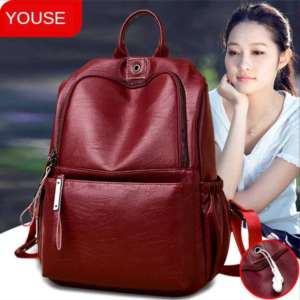 backpack fashion soft leather for women retro large capacity travel bag korean women's
backpack fashion soft leather for women retro large capacity travel bag korean women's