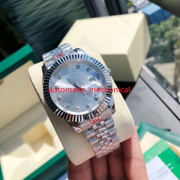 silver dial mens watch u1 factory 41mm 126334 stainless steel jubilee automatic mechanical waterproof sapphire bracelet watches ar425, Slivery;brown
silver dial mens watch u1 factory 41mm 126334 stainless steel jubilee automatic mechanical waterproof sapphire bracelet watches ar425, Slivery;brown