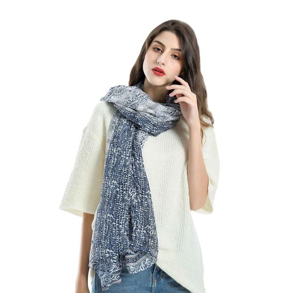 scarves cotton linen women scarf spring autumn winter floral shawl wrap hijab fashion ethnic style female accessories, Blue;gray
scarves cotton linen women scarf spring autumn winter floral shawl wrap hijab fashion ethnic style female accessories, Blue;gray