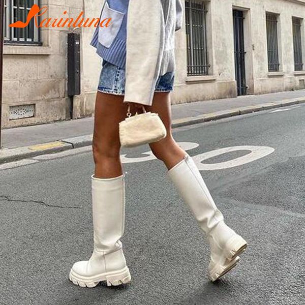 luxury brand ins ladies chunky heels white boots fashion thick bottom round toe women boots cool casual platform shoes woman, Black
luxury brand ins ladies chunky heels white boots fashion thick bottom round toe women boots cool casual platform shoes woman, Black