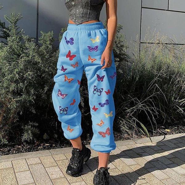 women fashion butterfly printed high waist pants sports running casual long joggers trousers streetwear sweatpants#g3 women's & capris, Black;white
women fashion butterfly printed high waist pants sports running casual long joggers trousers streetwear sweatpants#g3 women's & capris, Black;white