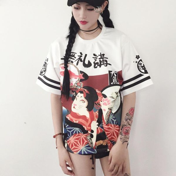women's t-shirt 2021 spring summer genki japanese girl loose t-shirts student teenager harajuku t shirt steetwear women lady letter top, White
women's t-shirt 2021 spring summer genki japanese girl loose t-shirts student teenager harajuku t shirt steetwear women lady letter top, White