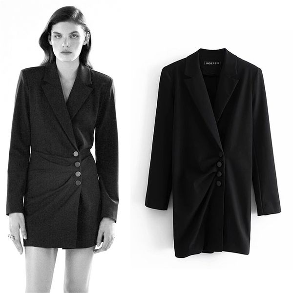 autumn fashion black slim blazer dress suits retro women single breasted notched collar long sleeve suit jacke 210422, Black;gray
autumn fashion black slim blazer dress suits retro women single breasted notched collar long sleeve suit jacke 210422, Black;gray