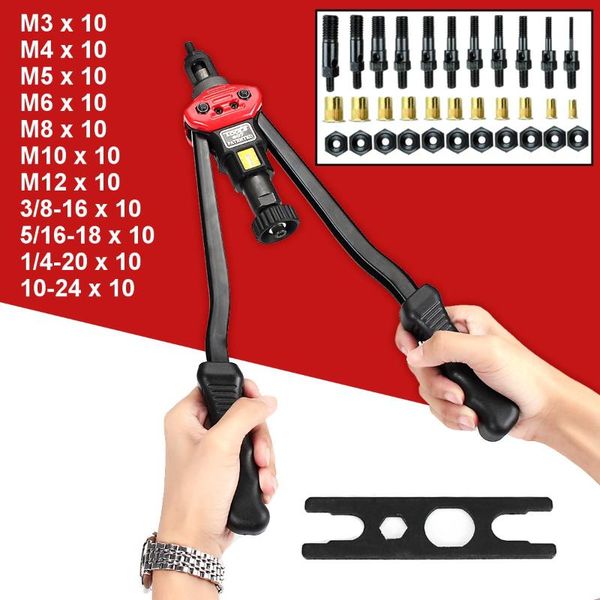 professional hand tool sets 17 in bt607 multi-function riveter guns rivet nut kit setting tools blind 10-24 1/4-20 5/16-18 3/8-16
professional hand tool sets 17 in bt607 multi-function riveter guns rivet nut kit setting tools blind 10-24 1/4-20 5/16-18 3/8-16