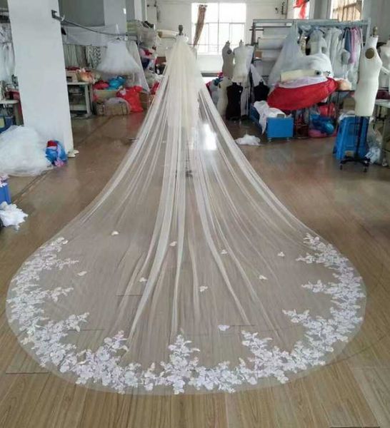 bridal veils 4 meters white ivory cathedral mantilla wedding long lace edge veil with comb accessories bride, Black
bridal veils 4 meters white ivory cathedral mantilla wedding long lace edge veil with comb accessories bride, Black