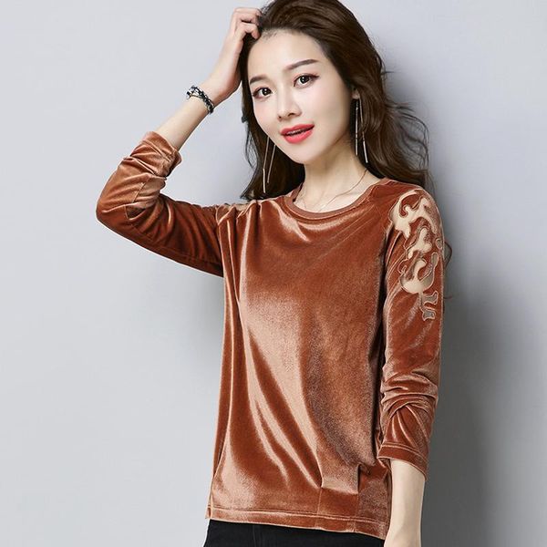 women's blouses & shirts spring fall casual women ladies black green long sleeve hollow out velour tee shirt , tees for woman female v, White
women's blouses & shirts spring fall casual women ladies black green long sleeve hollow out velour tee shirt , tees for woman female v, White
