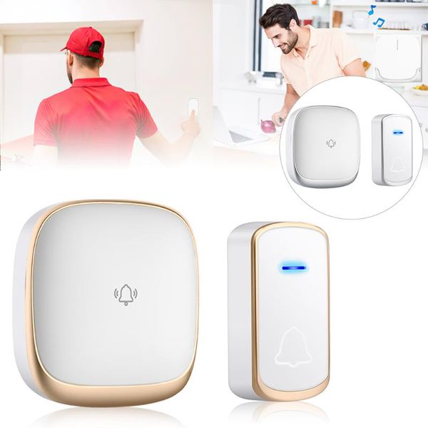 doorbells wireless doorbell smart home security welcome door bell outdoor waterproof 100-240v calling with button receiver
doorbells wireless doorbell smart home security welcome door bell outdoor waterproof 100-240v calling with button receiver