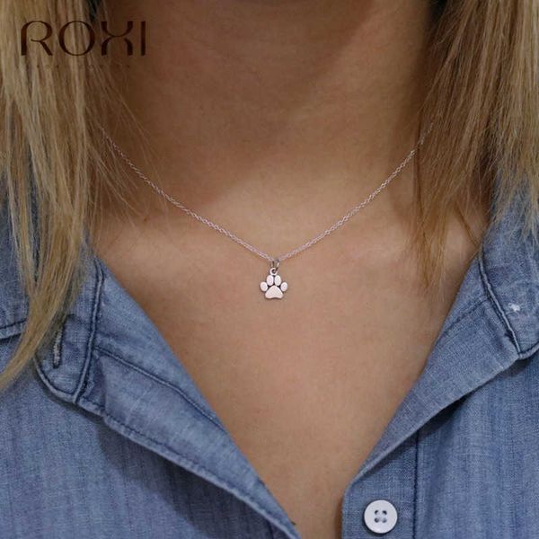 designer necklace cute animal paw charm choker 925 sterling silver dog cat pendant women jewelry accessories party gift
designer necklace cute animal paw charm choker 925 sterling silver dog cat pendant women jewelry accessories party gift