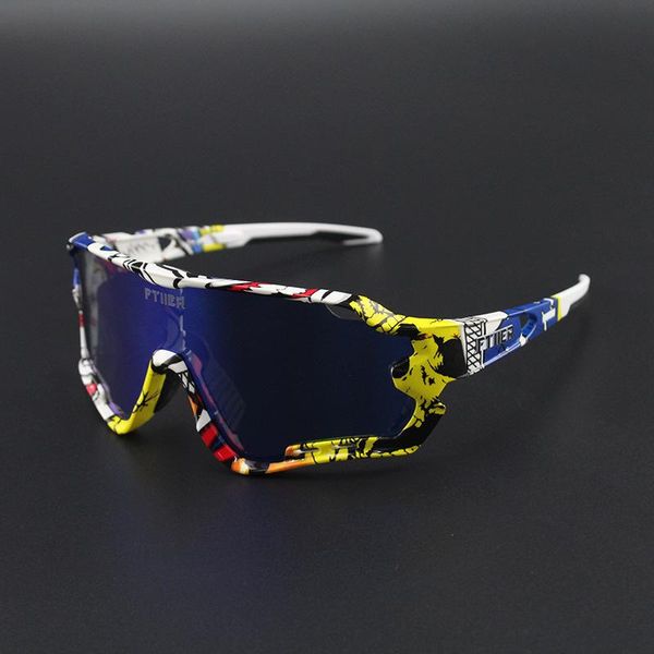 men sunglasses one-piece cycling goggles ski sports windproof sand polarized women's fishing bike uv400, White;black
men sunglasses one-piece cycling goggles ski sports windproof sand polarized women's fishing bike uv400, White;black