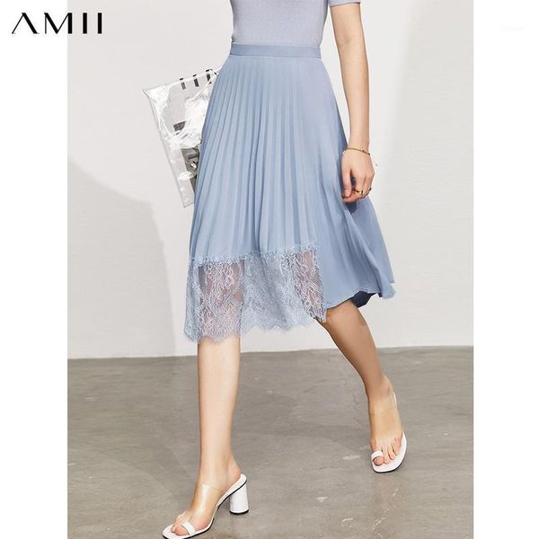 skirts amii minimalism summer women elegant lace patchwork chiffon high waist irregular pleated skirt for 12130322, Black
skirts amii minimalism summer women elegant lace patchwork chiffon high waist irregular pleated skirt for 12130322, Black