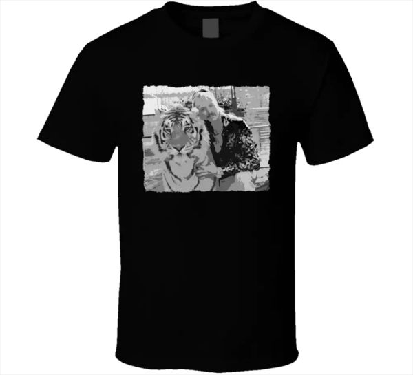 king tiger tee only one joe exotic star funny vintage classic men's t shirt new, White;black
king tiger tee only one joe exotic star funny vintage classic men's t shirt new, White;black