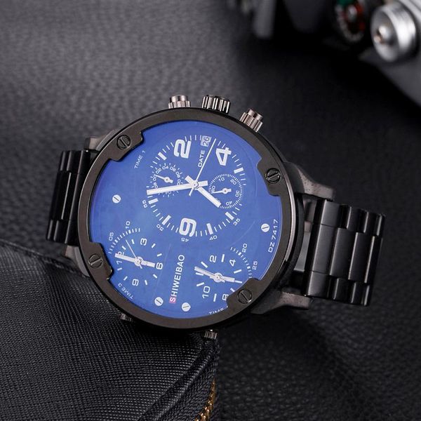 wristwatches shiweibao men fashion cool large dial quartz wristwatch gentleman multi-function date waterproof sports watches, Slivery;brown
wristwatches shiweibao men fashion cool large dial quartz wristwatch gentleman multi-function date waterproof sports watches, Slivery;brown
