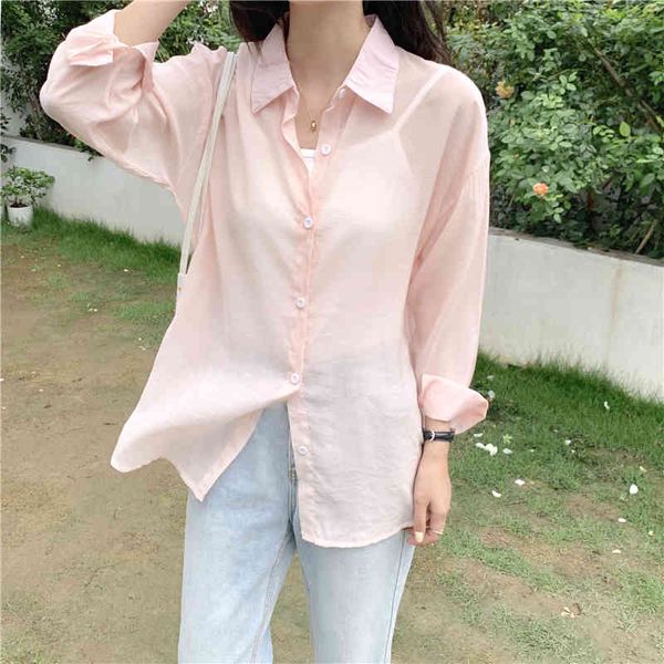 colorfaith new spring summer blouses shirts vintage oversize buttons korean style office lady fashionable wild bl8961 210413, White
colorfaith new spring summer blouses shirts vintage oversize buttons korean style office lady fashionable wild bl8961 210413, White