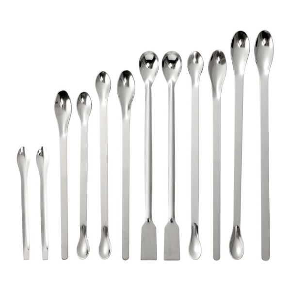 spoons ukcoco 12pcs stainless steel spoon spatula/laboratory sampling mixing spatula micro scoop 
spoons ukcoco 12pcs stainless steel spoon spatula/laboratory sampling mixing spatula micro scoop
