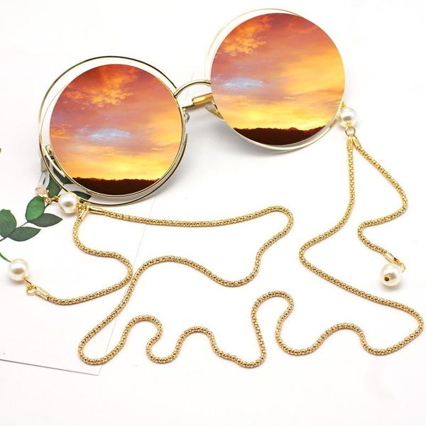 other fashion accessories glasses chain hanging neck non-slip handmade corn retro court wind lanyard imitation pearl, Silver
other fashion accessories glasses chain hanging neck non-slip handmade corn retro court wind lanyard imitation pearl, Silver