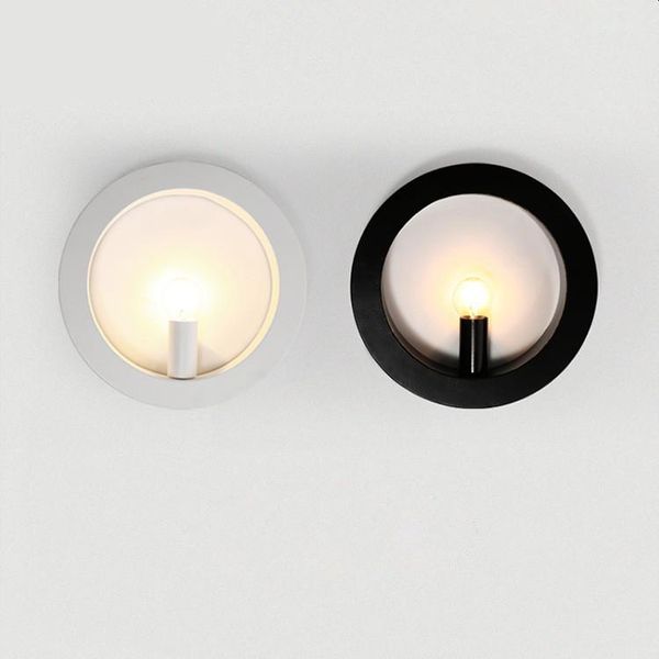 wall lamp creative round lighting nordic modern bedroom bedside living room stair aisle sconce white black
wall lamp creative round lighting nordic modern bedroom bedside living room stair aisle sconce white black