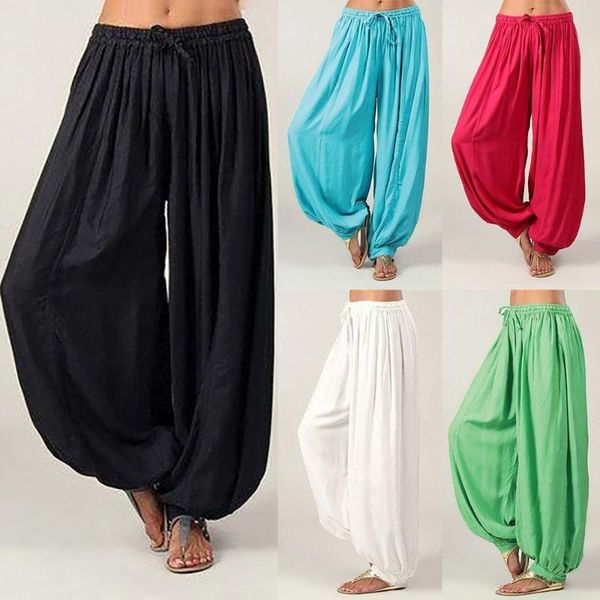 women's pants & capris women harem casual solid cotton linen wide leg trousers summer elastic waist plus size loose comfortable #t1g, Black;white
women's pants & capris women harem casual solid cotton linen wide leg trousers summer elastic waist plus size loose comfortable #t1g, Black;white