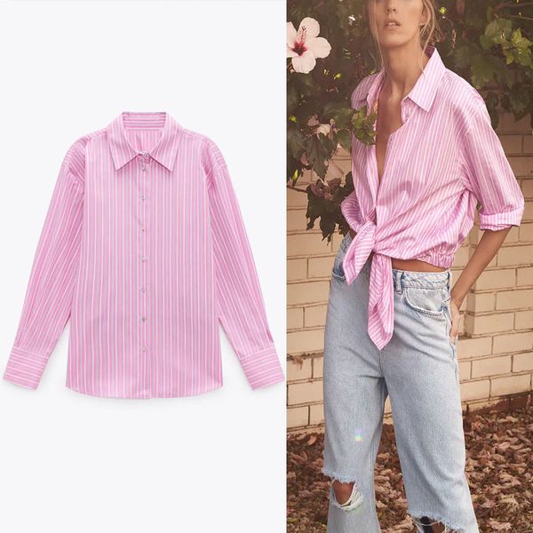 dresses women pink asymmetric striped shirt long sleeve elastic hem vintage shirts woman fashion button up plus size spring top, Black;gray 
dresses women pink asymmetric striped shirt long sleeve elastic hem vintage shirts woman fashion button up plus size spring top, Black;gray